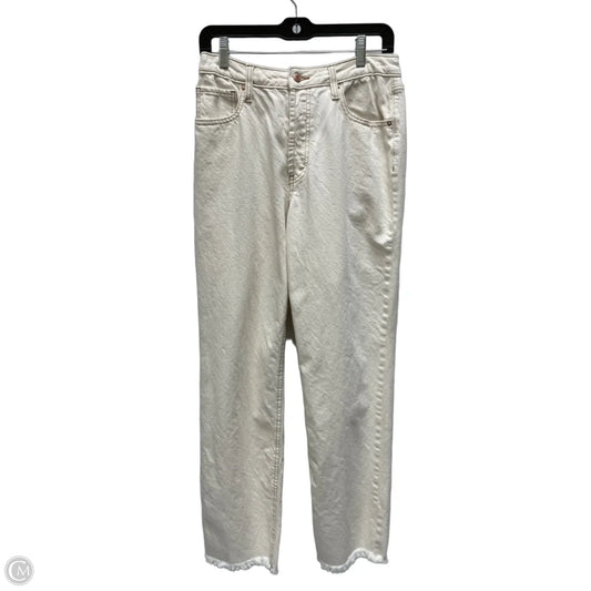 Jeans Wide Leg By Wild Fable In Cream, Size: 10