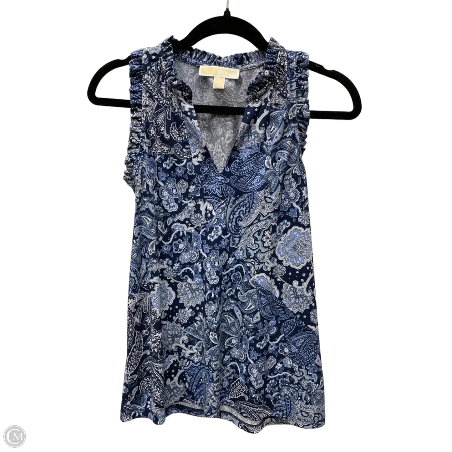 Top Sleeveless By Michael Kors In Paisley Print, Size: Xs
