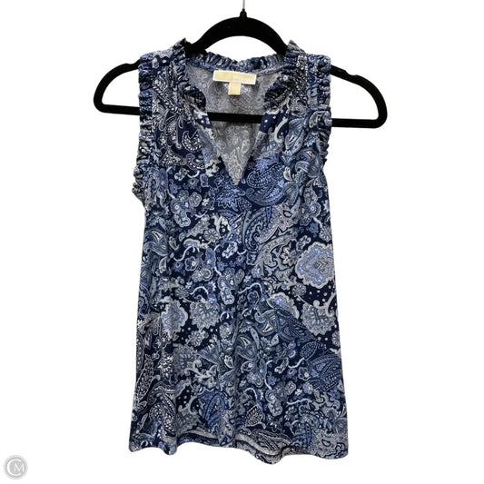 Top Sleeveless By Michael Kors In Paisley Print, Size: Xs