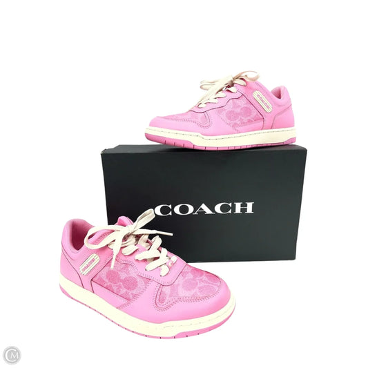 Shoes Designer By Coach In Pink, Size: 7