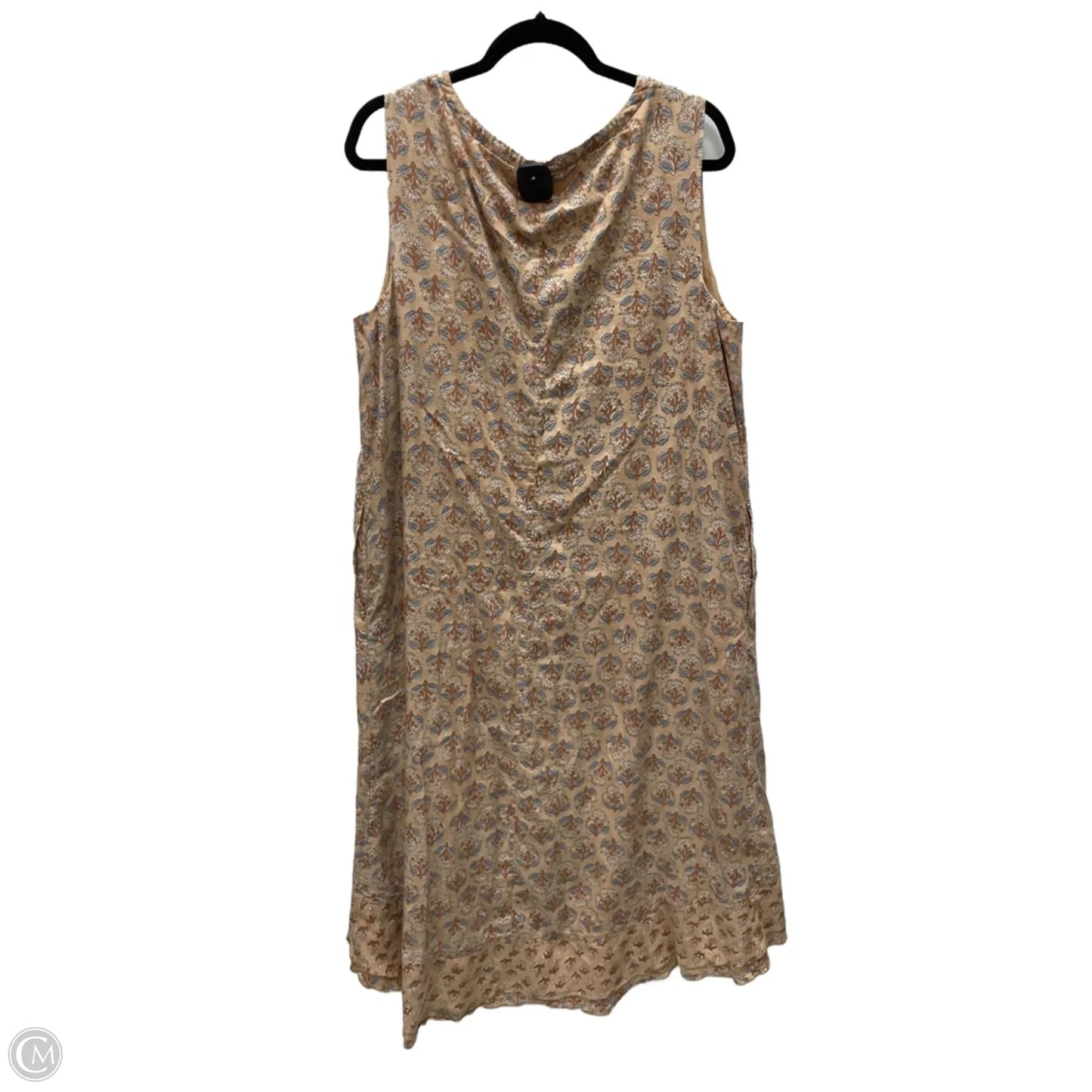 Dress Casual Short By J. Jill In Blue & Tan, Size: 2x
