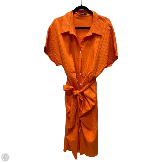 Dress Casual Short By Shein In Orange, Size: 1x