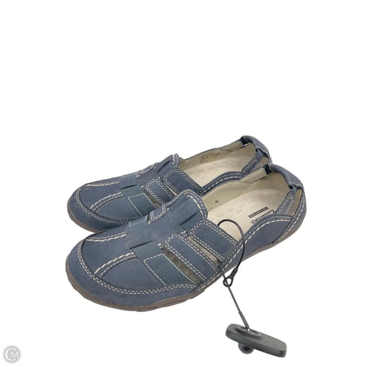 Shoes Flats By Clarks In Navy, Size: 8.5