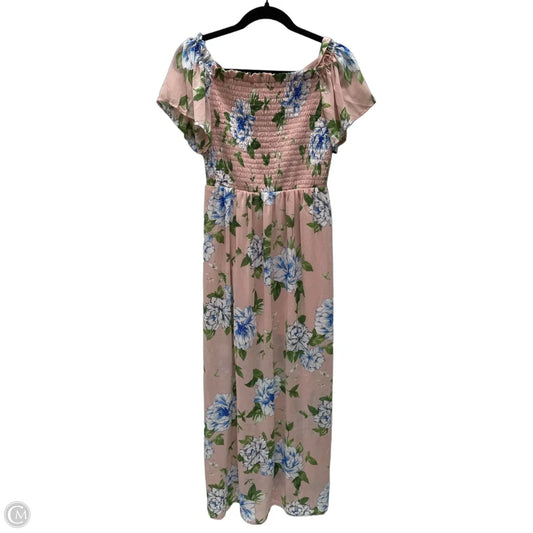 Dress Casual Maxi By Clothes Mentor In Floral Print, Size: M