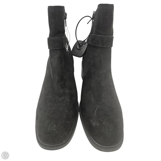 Boots Ankle Flats By Liz Claiborne In Black, Size: 9