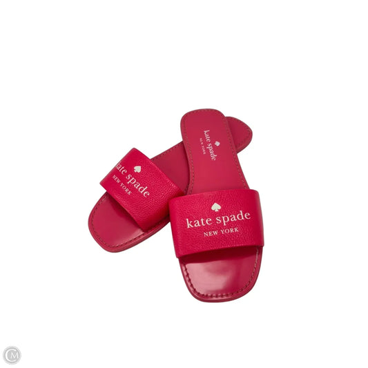 Sandals Designer By Kate Spade In Pink, Size: 8