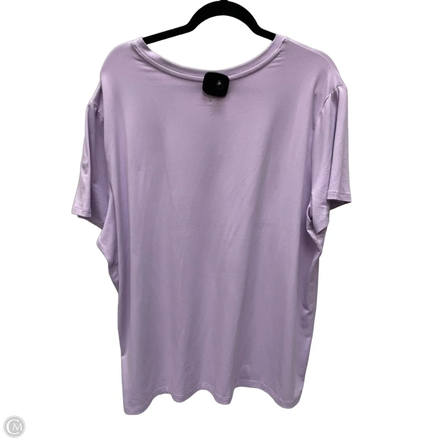 Athletic Top Short Sleeve By Skechers In Purple, Size: 2x