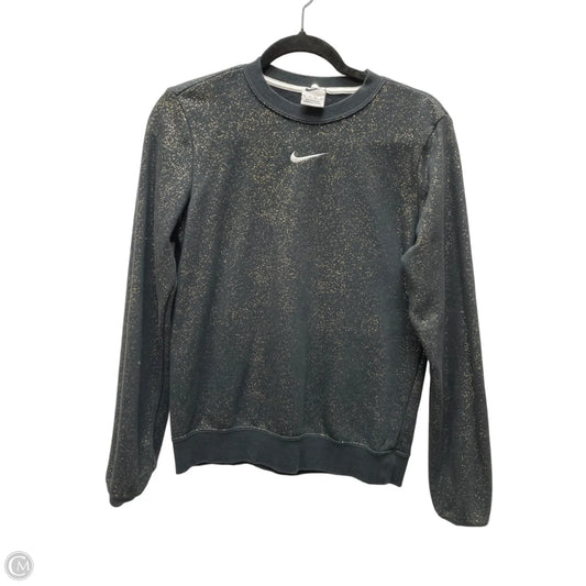 Sweatshirt Crewneck By Nike Apparel In Black & Gold, Size: Xs