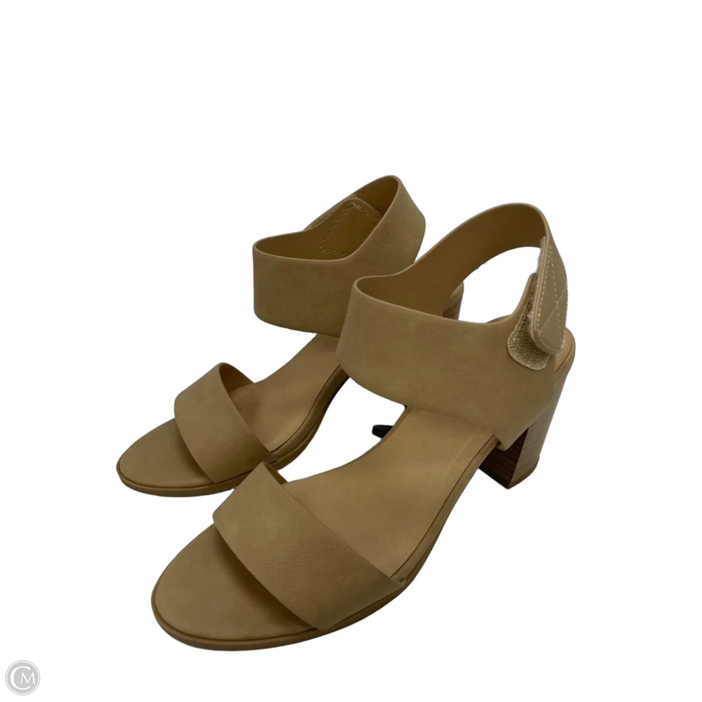 Sandals Heels Block By Soda In Tan, Size: 7.5