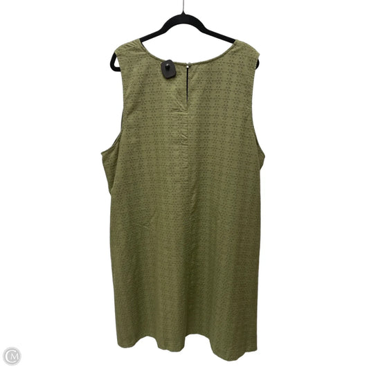 Dress Casual Short By Liz Claiborne In Green, Size: 2x