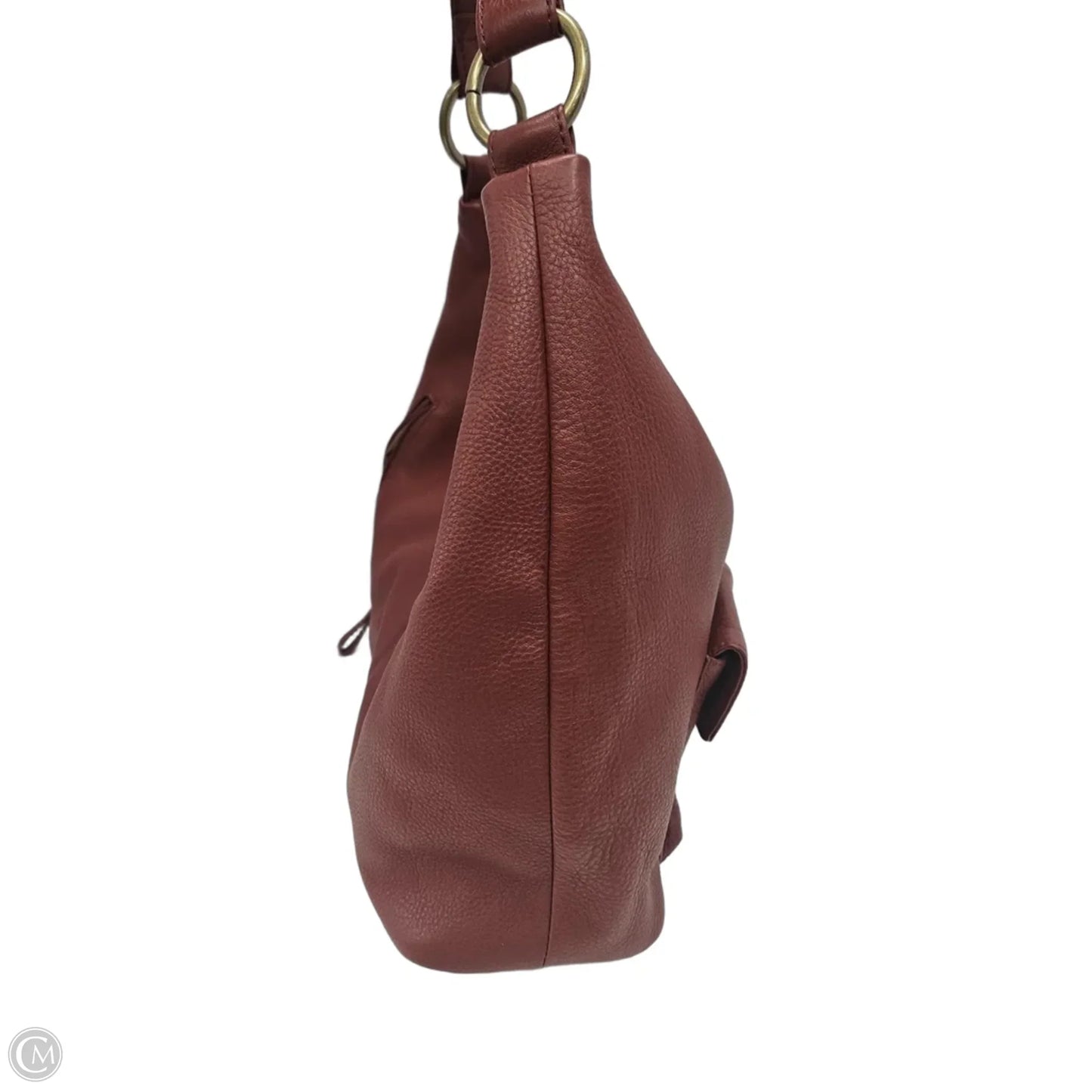 Handbag Leather By Hobo Intl, Size: Large