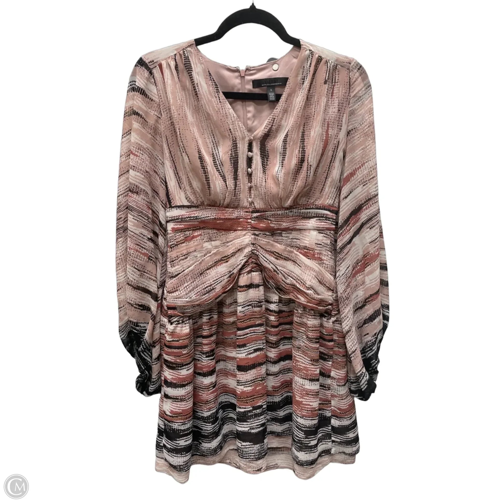 Dress Casual Short By White House Black Market In Black & Pink, Size