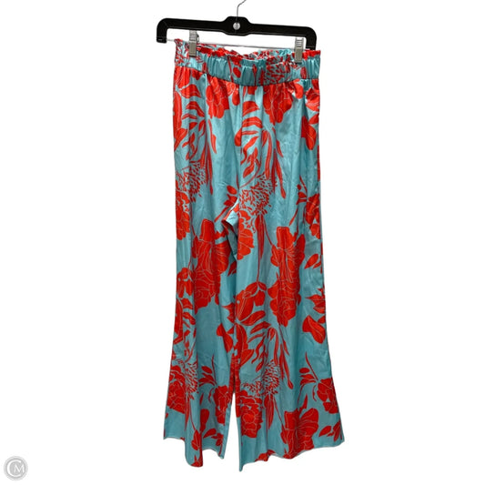 Pants Wide Leg By Shein In Floral Print, Size: 16