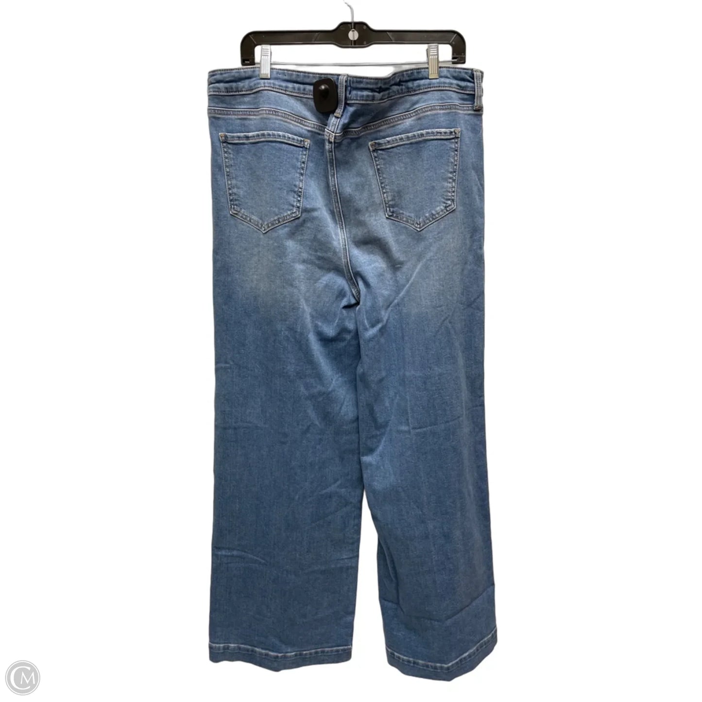 Jeans Wide Leg By Not Your Daughters Jeans In Blue Denim, Size: 18