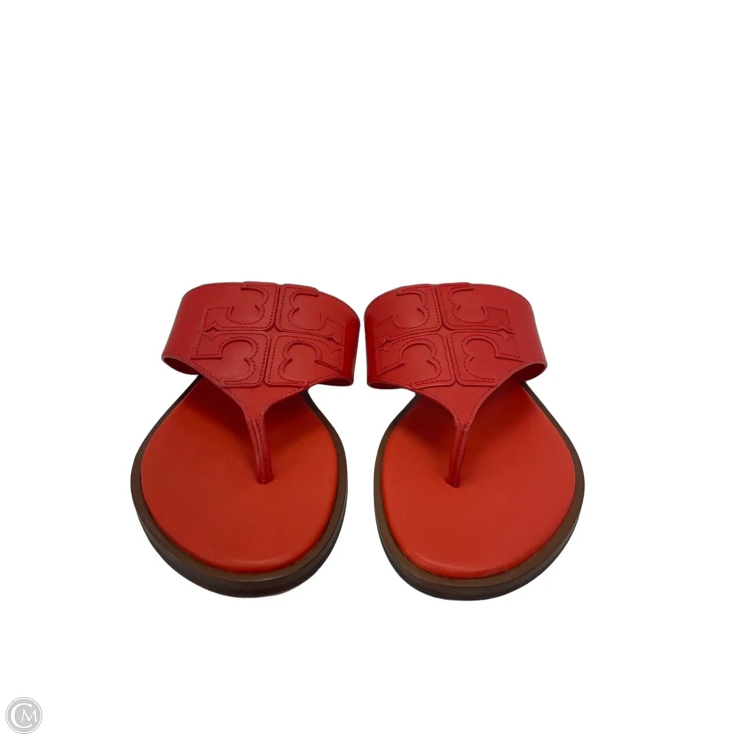 Sandals Designer By Tory Burch In Orange, Size: 7.5