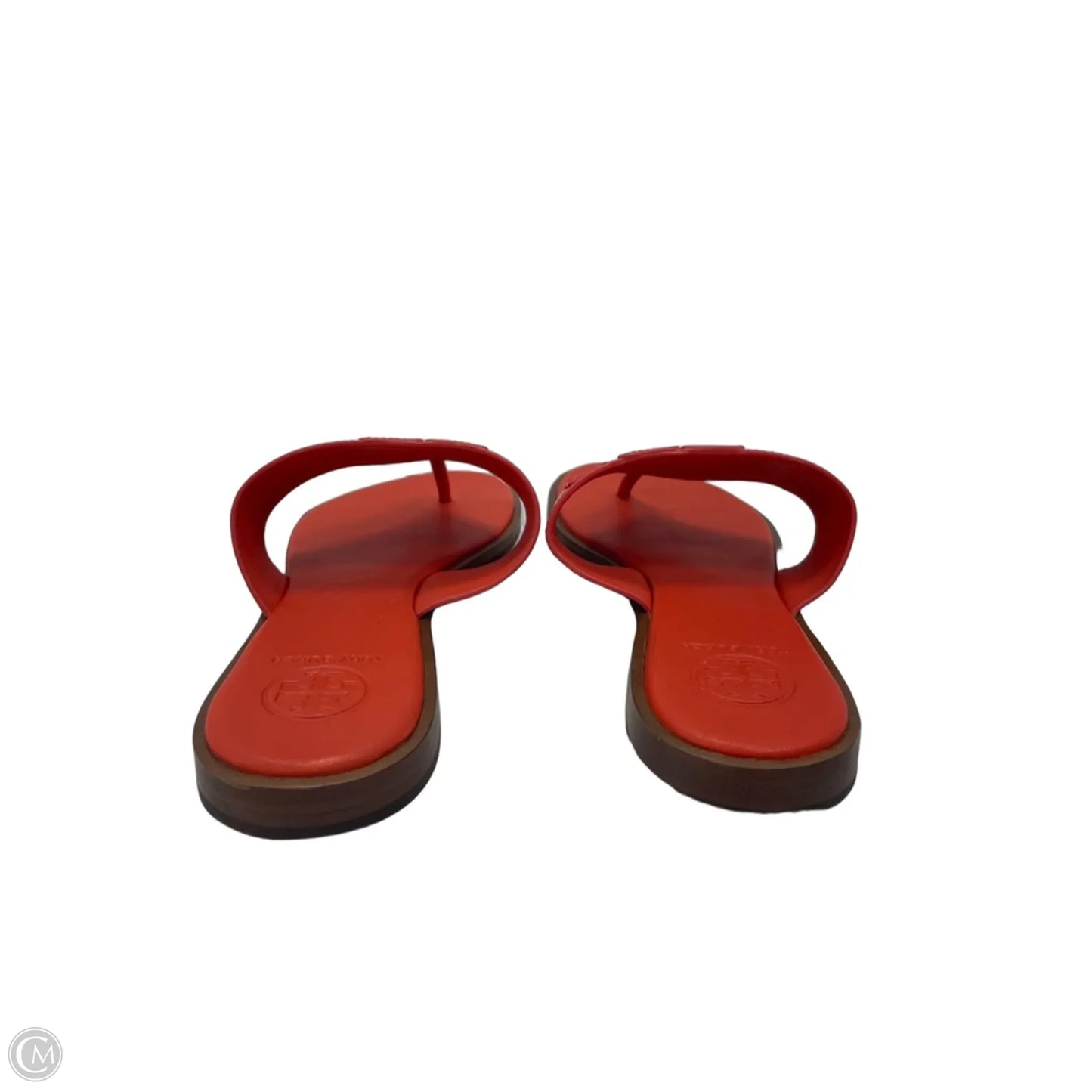 Sandals Designer By Tory Burch In Orange, Size: 7.5