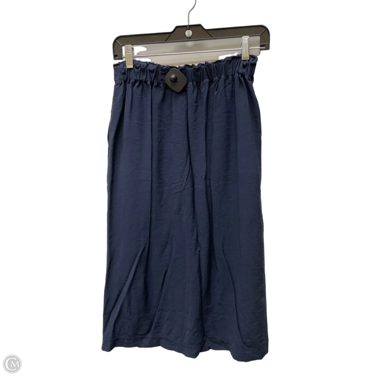 Skirt Midi By Loft In Navy, Size: 2