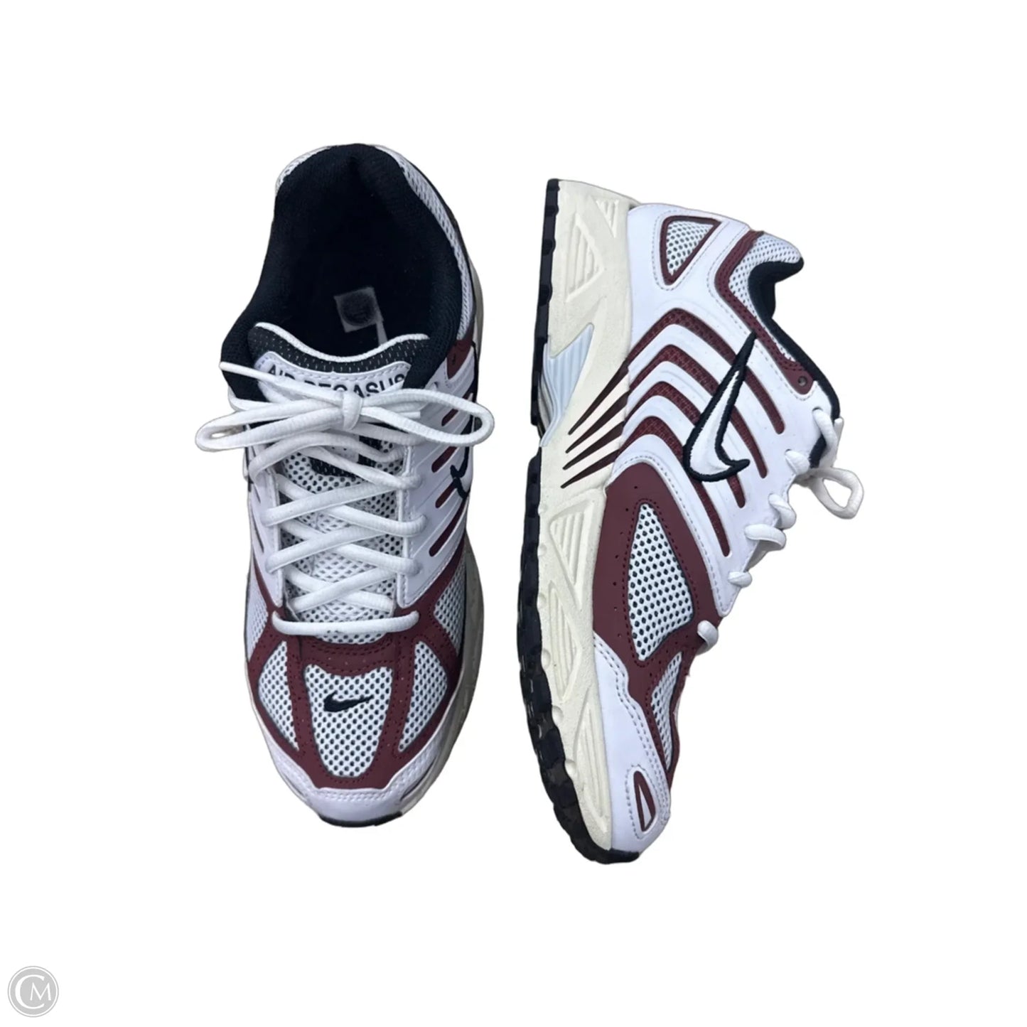 Shoes Sneakers By Nike In Brown & White, Size: 9