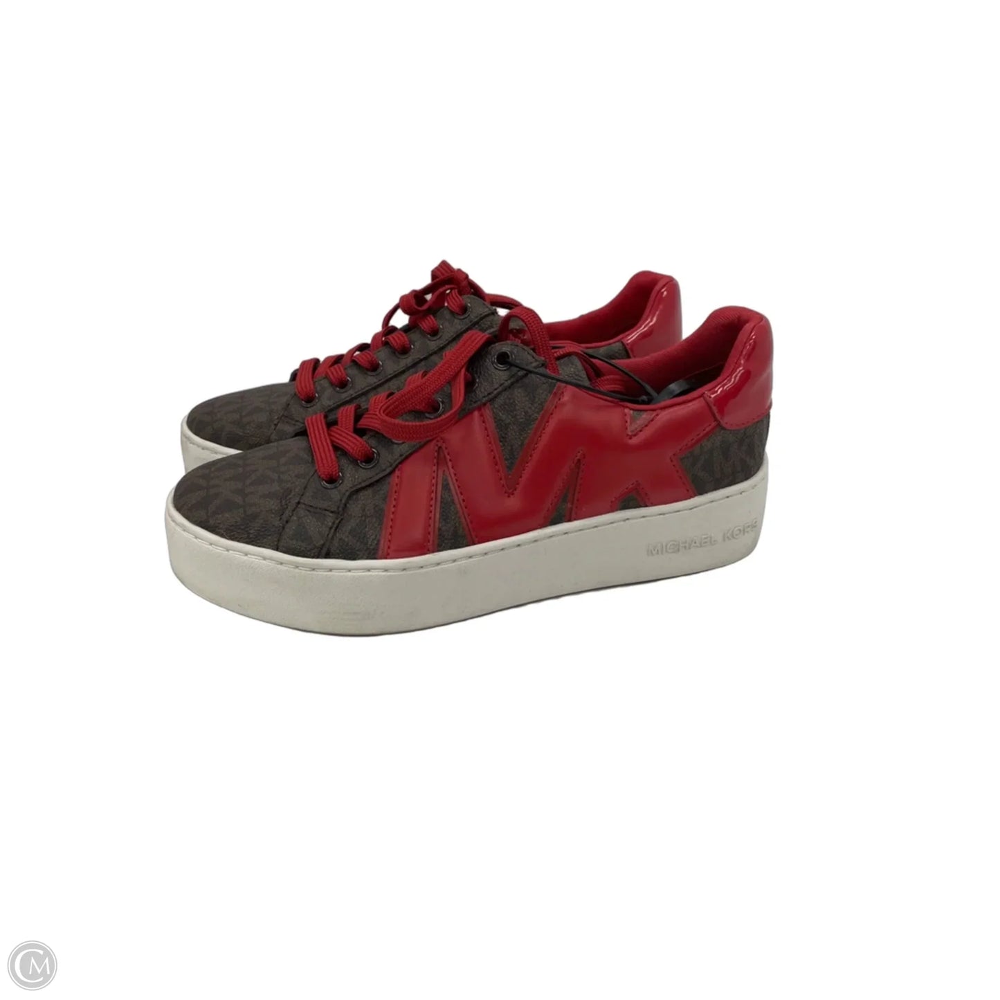 Shoes Designer By Michael Kors In Brown & Red, Size: 6