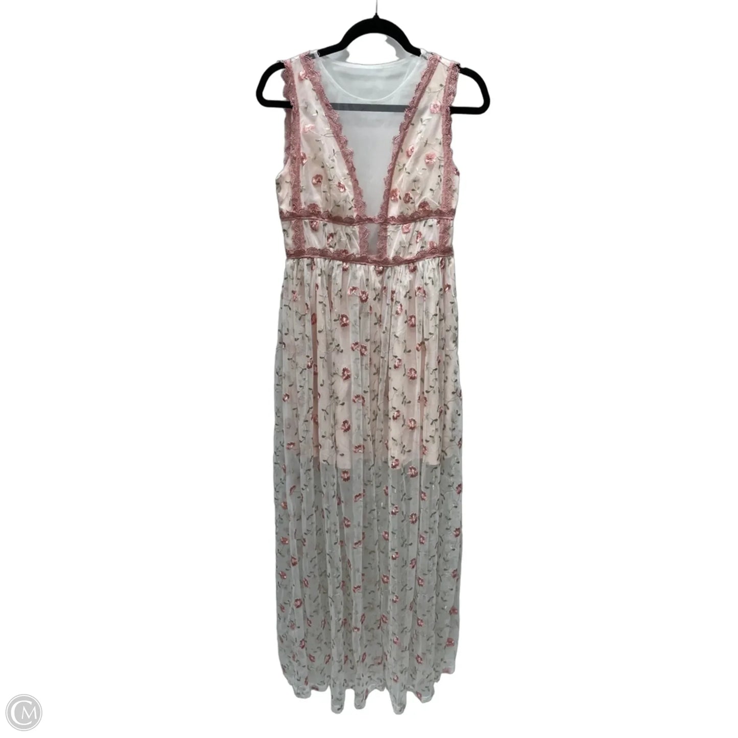 Dress Party Long By Clothes Mentor In Floral Print, Size: M