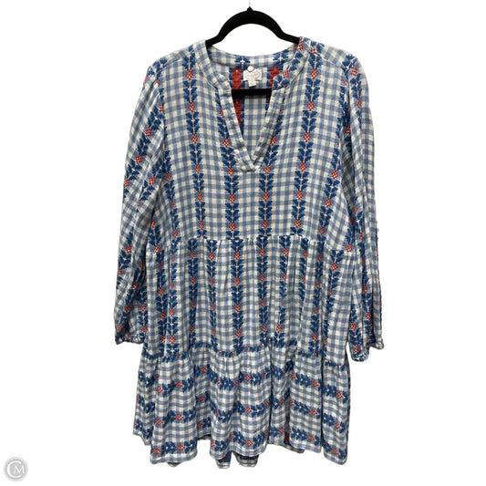 Dress Casual Short By Mudpie In Geometric Pattern, Size: M