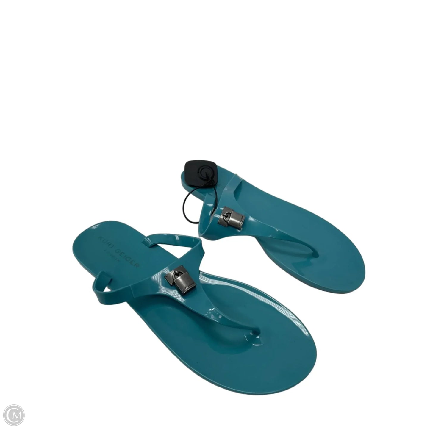 Sandals Designer By Kurt Geiger In Blue, Size: 11