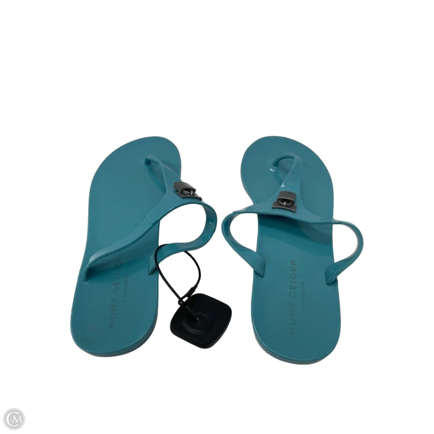 Sandals Designer By Kurt Geiger In Blue, Size: 11