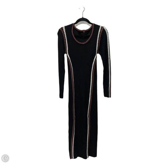 Dress Sweater By House Of Harlow In Black & Brown, Size: S