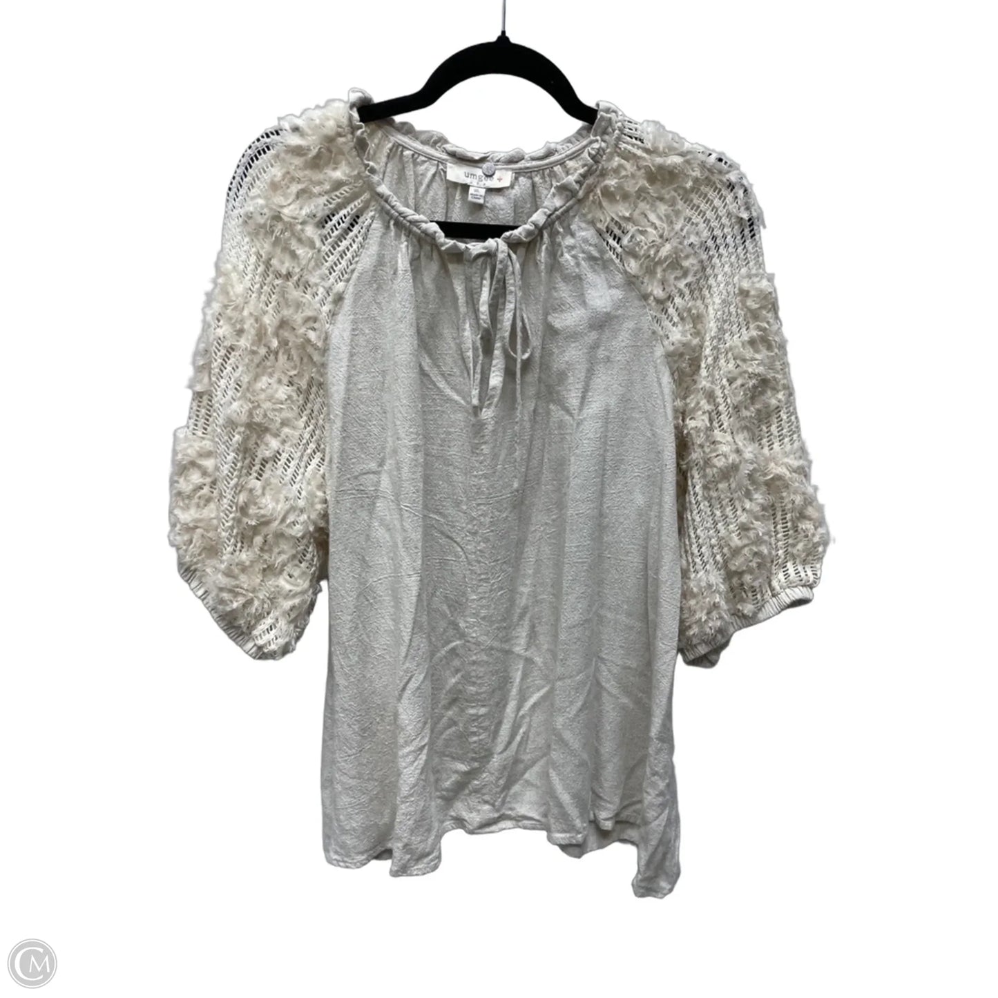 Top Short Sleeve By Umgee In Tan, Size: 1x