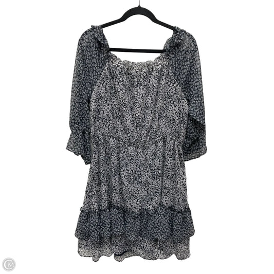 Dress Casual Short By Loft In Floral Print, Size: Xl