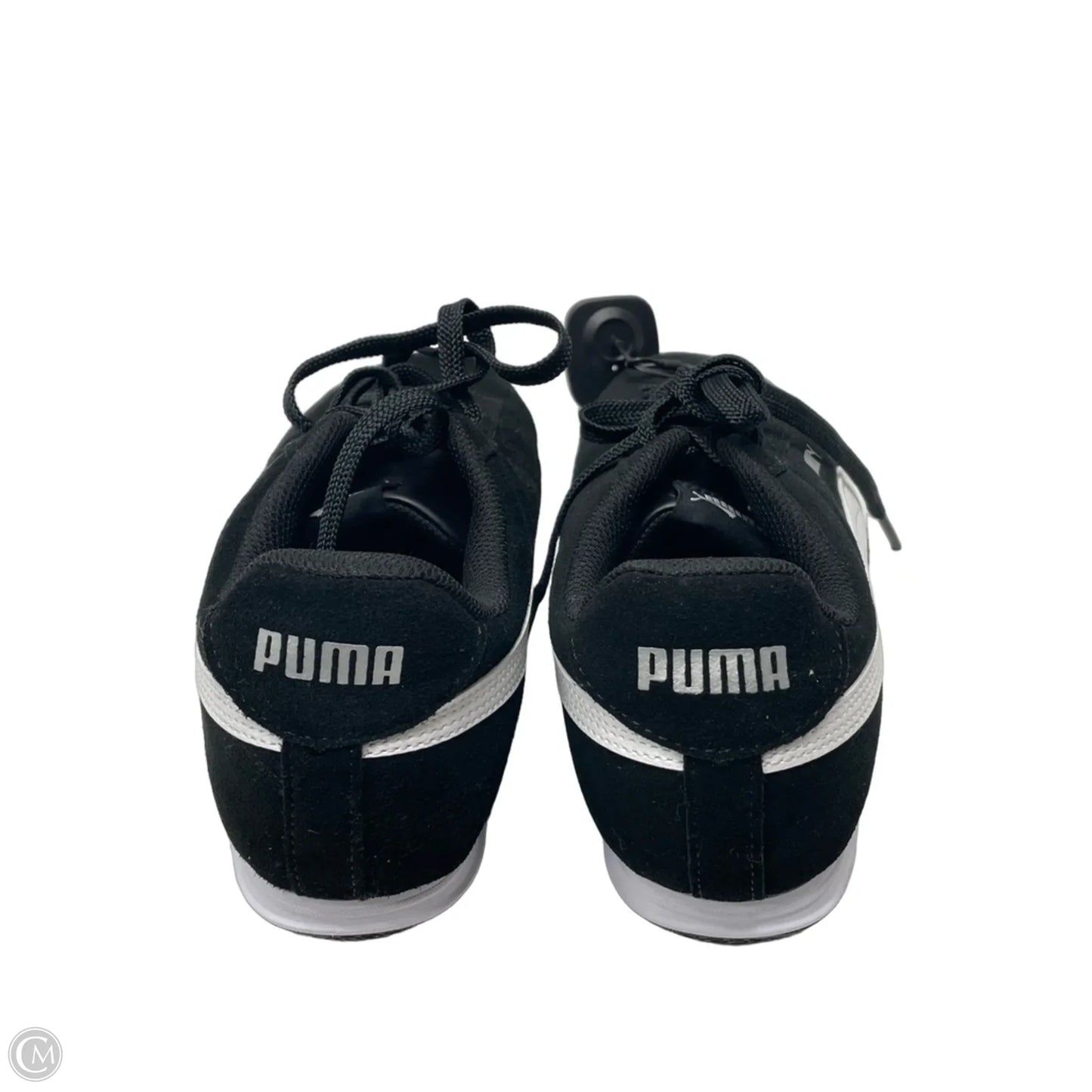 Shoes Sneakers By Puma In Black & White, Size: 10