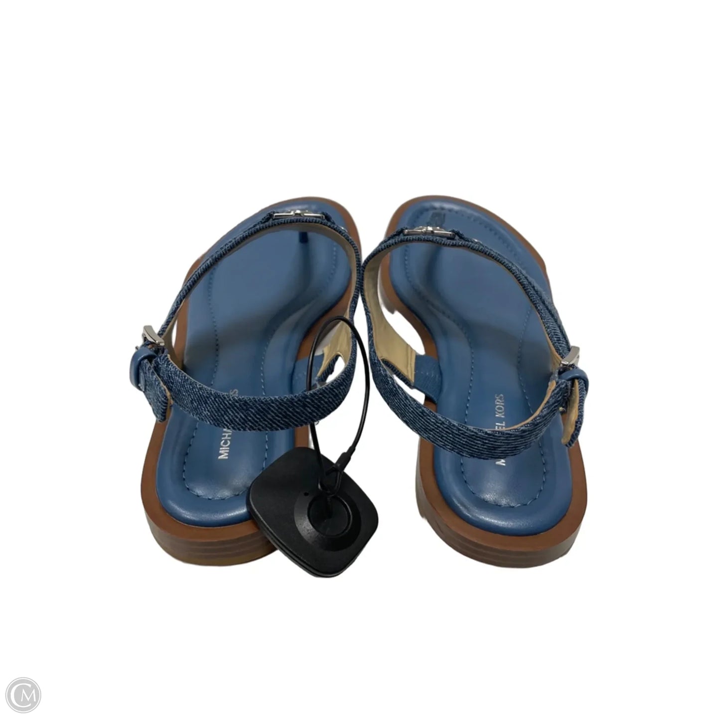 Sandals Designer By Michael Kors In Blue Denim, Size: 9.5