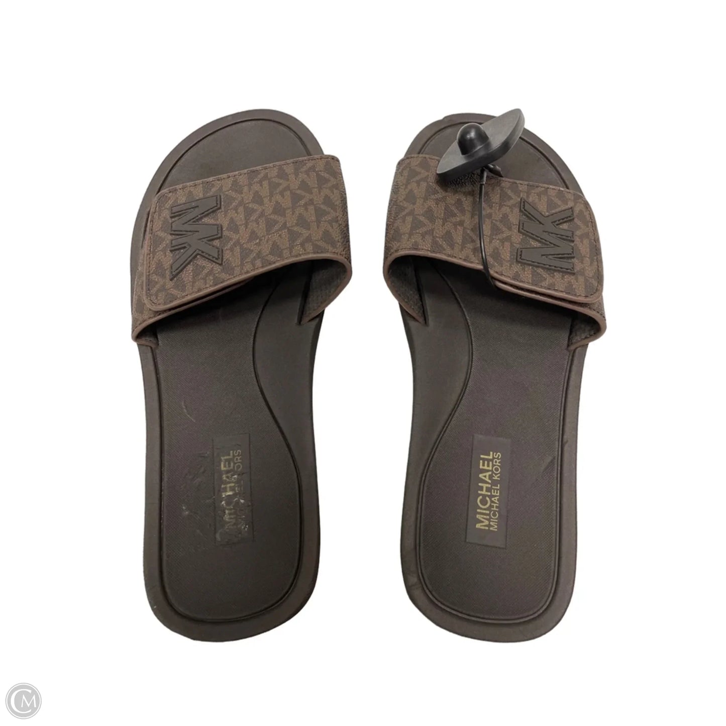 Sandals Designer By Michael Kors In Brown, Size: 9