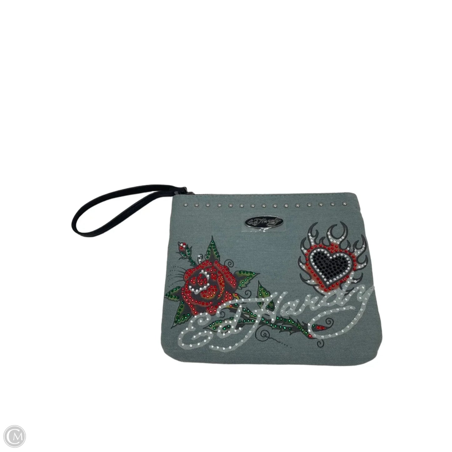 Wristlet By Ed Hardy, Size: Medium