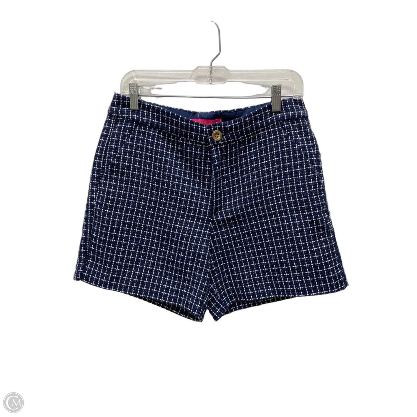 Shortalls Designer By Lilly Pulitzer In Plaid Pattern, Size: 4