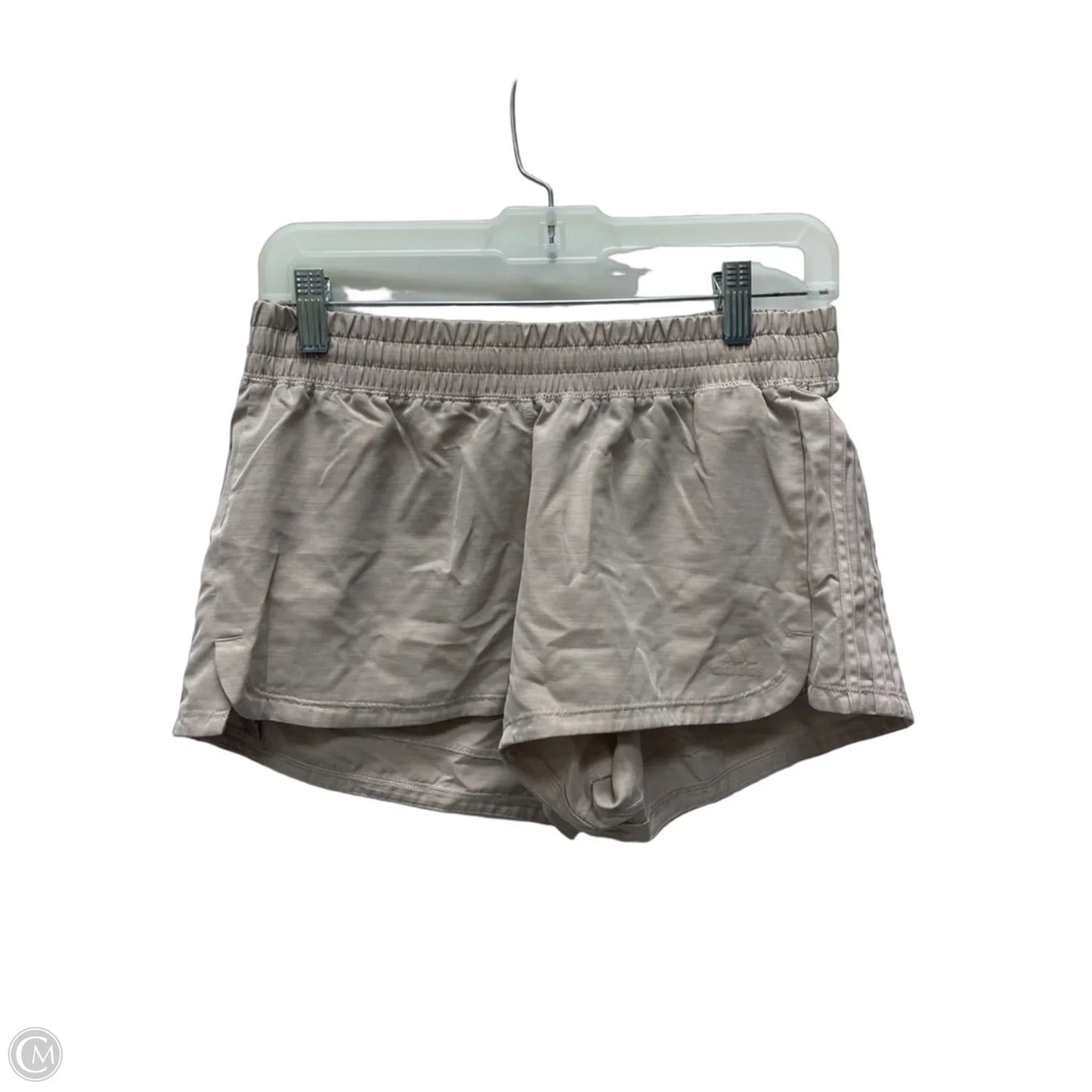 Athletic Shorts By Adidas In Tan, Size: L