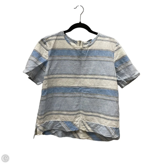 Top Short Sleeve By Lou And Grey In Striped Pattern, Size: M