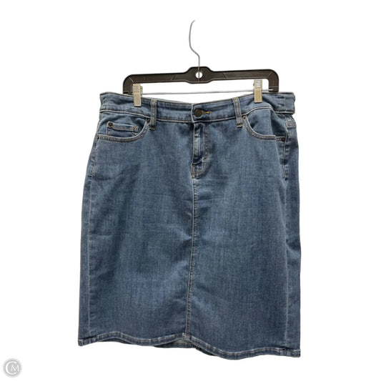 Skirt Midi By Amazon Essentials In Blue Denim, Size: 16