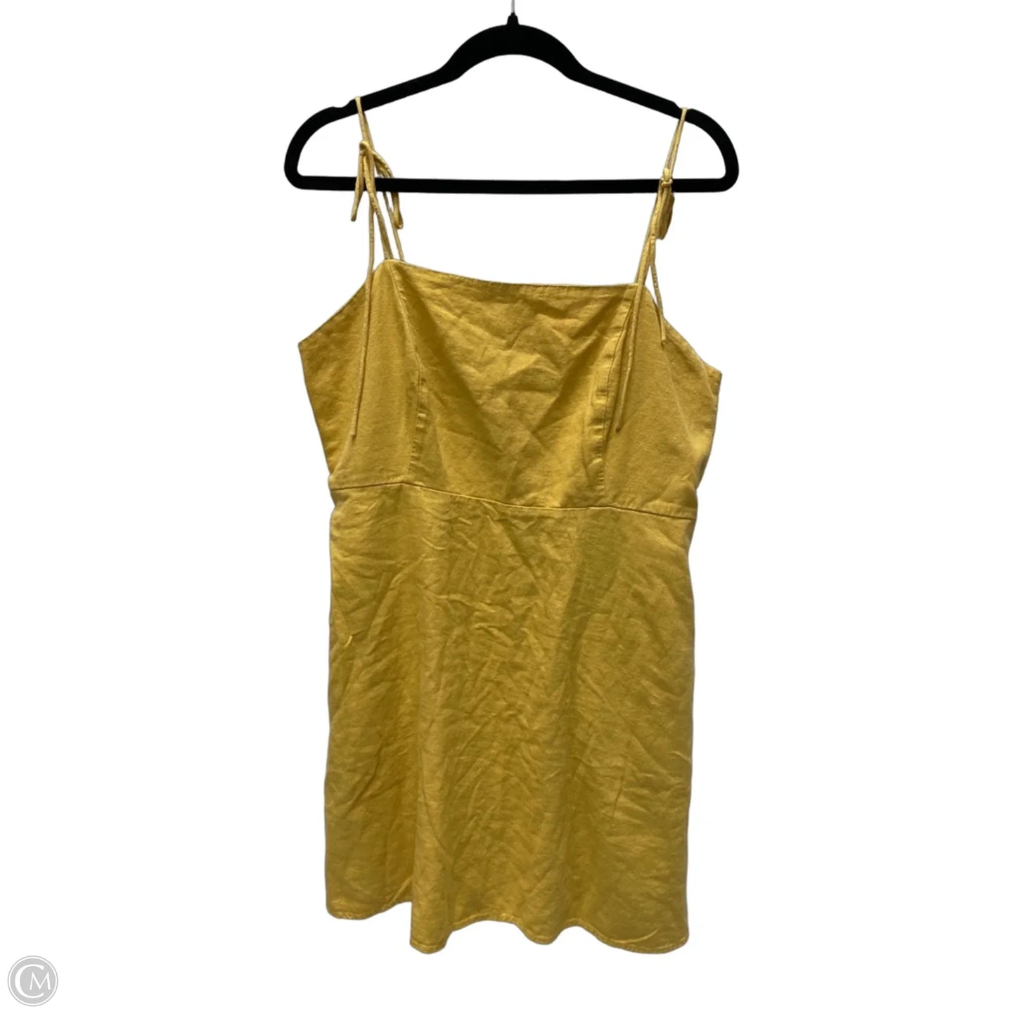 Dress Casual Short By Old Navy In Yellow, Size: Xl