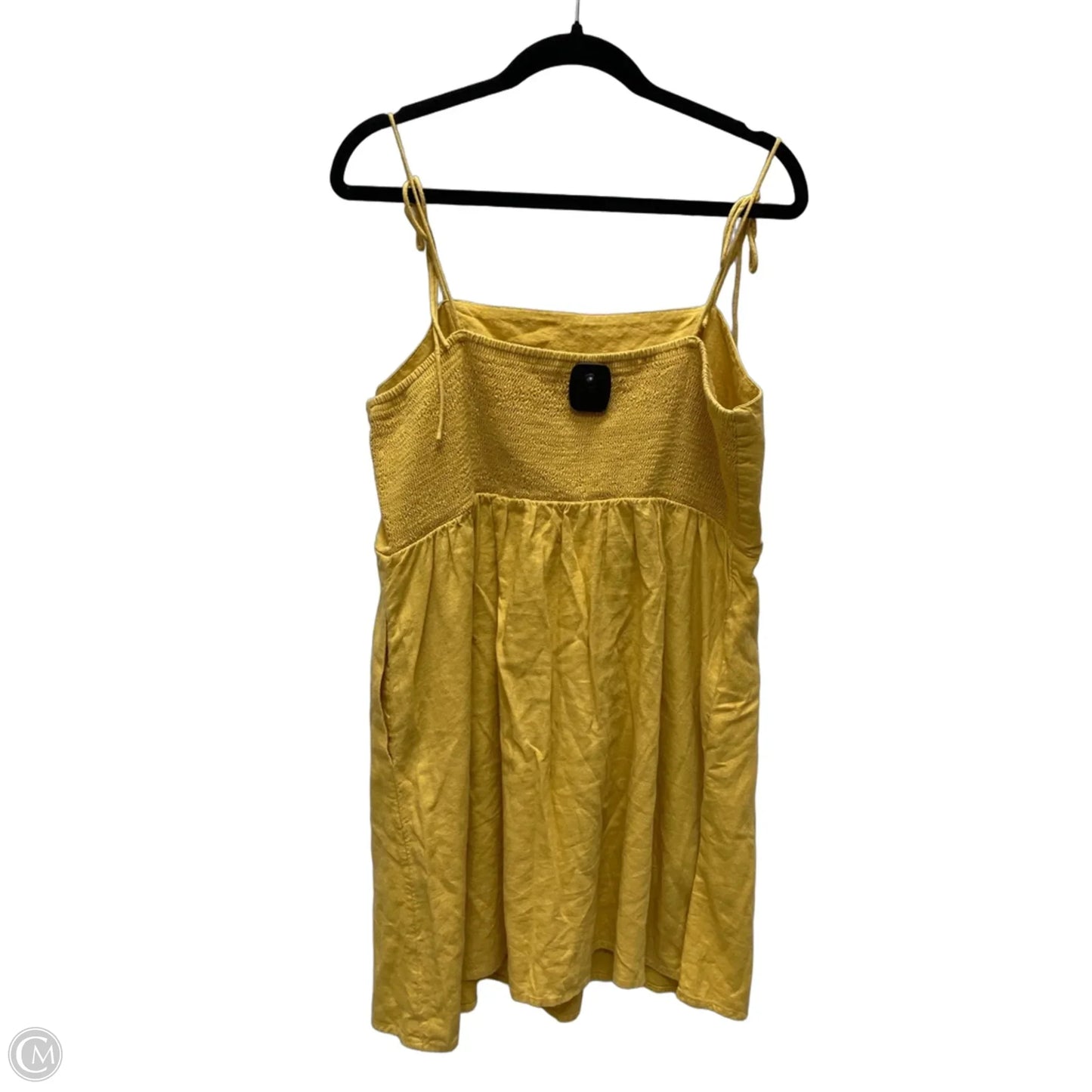 Dress Casual Short By Old Navy In Yellow, Size: Xl