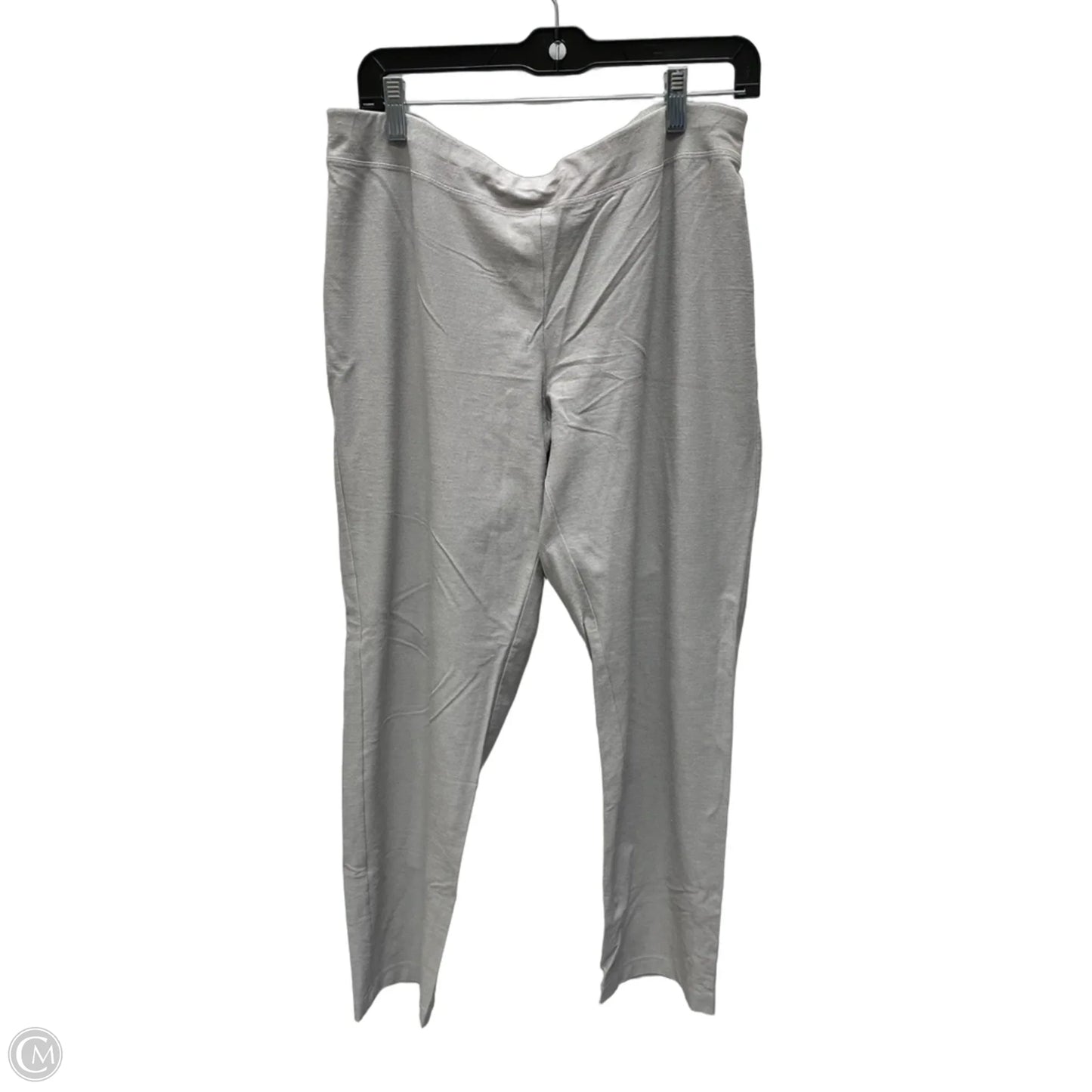 Pants Cropped By Eileen Fisher In Grey, Size: 12