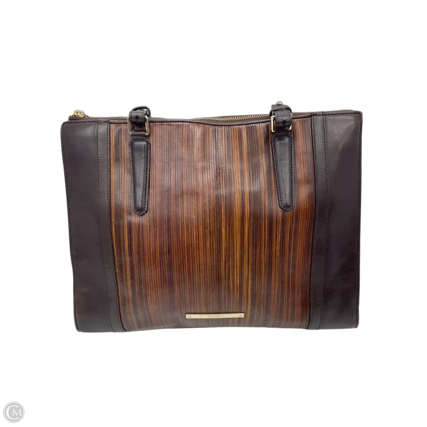 Handbag Designer By Brahmin, Size: Large