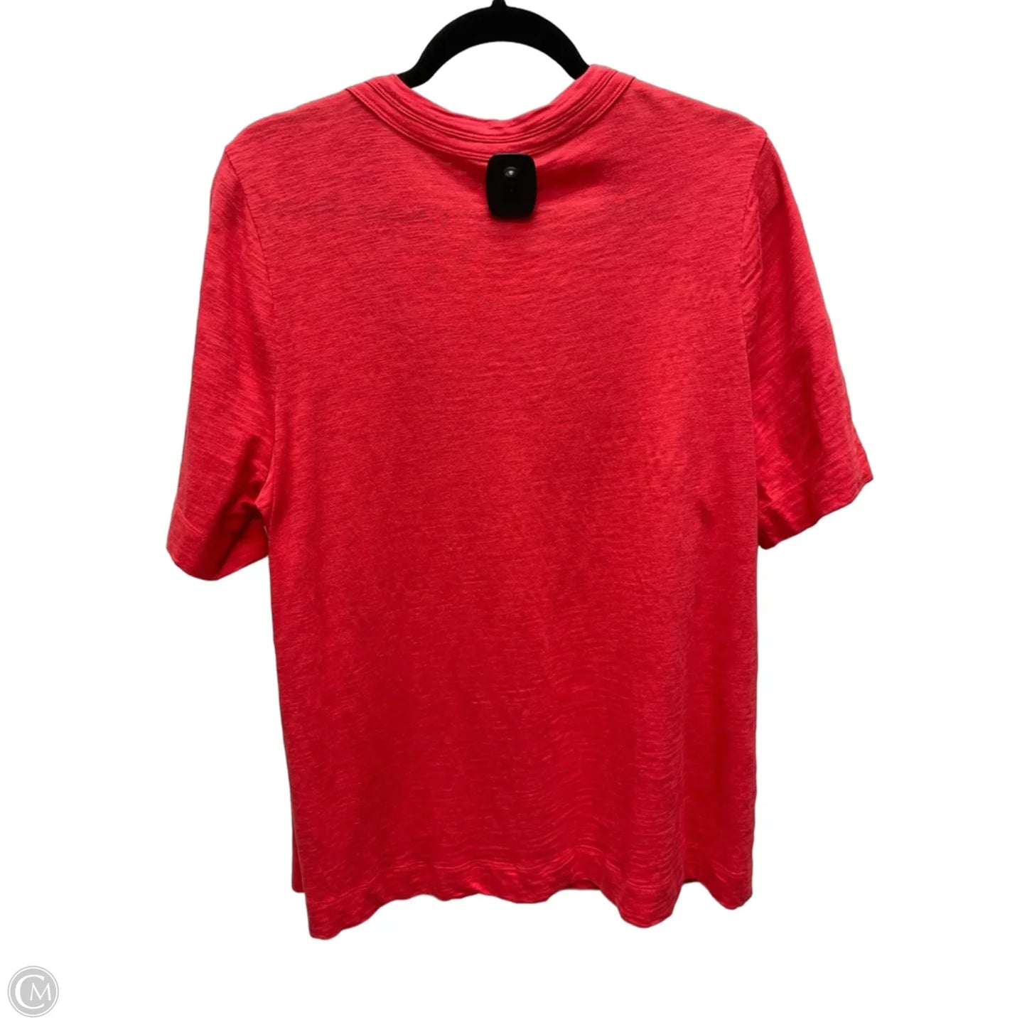 Top Short Sleeve By Chicos In Coral, Size: Xl