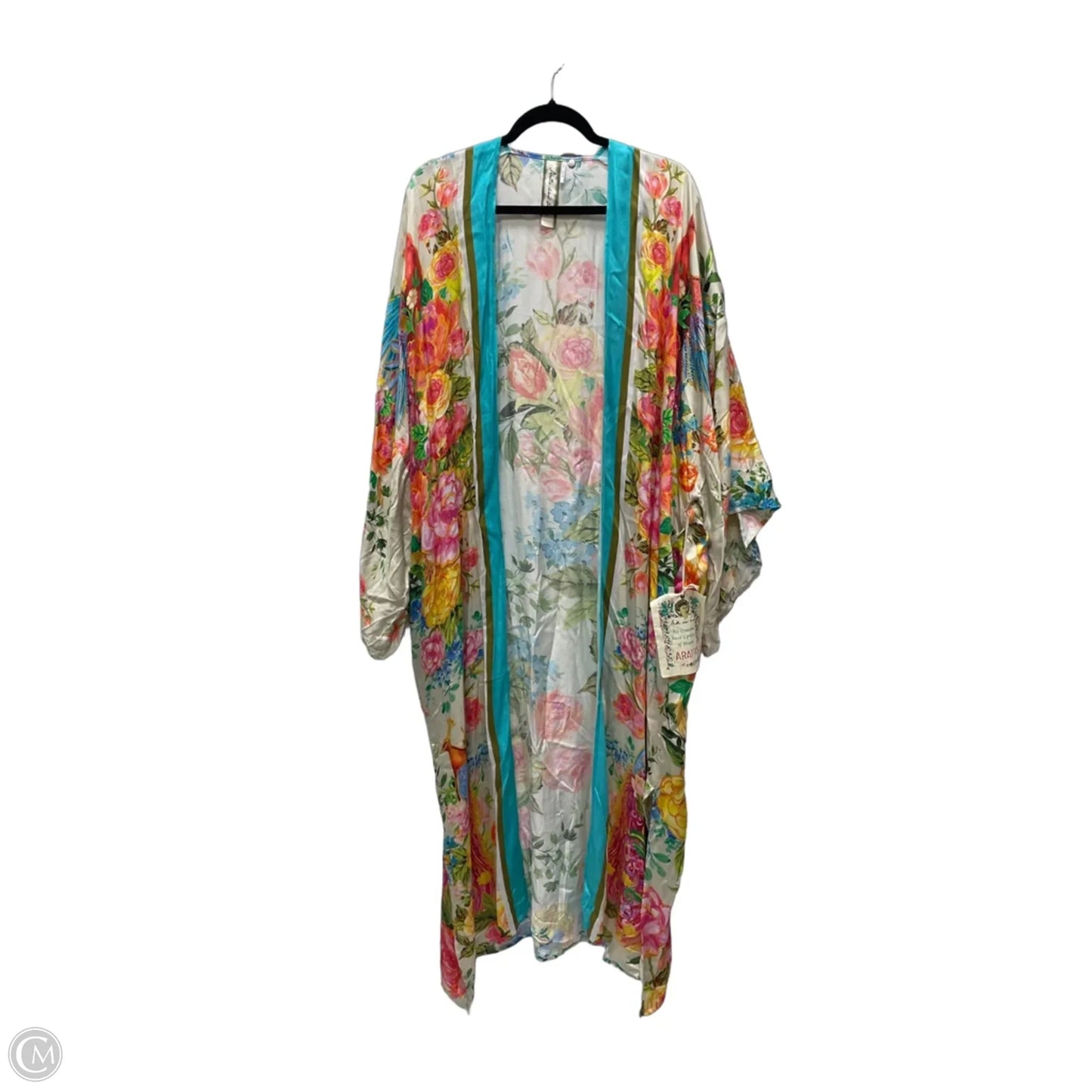 Kimono By Aratta Silent Journey In Floral Print, Size: 1x