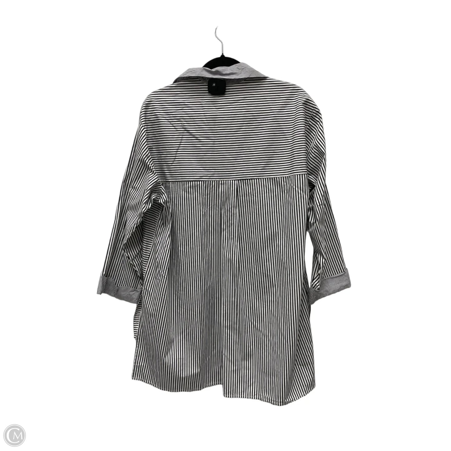 Tunic Long Sleeve By Cmb In Striped Pattern, Size: Xl