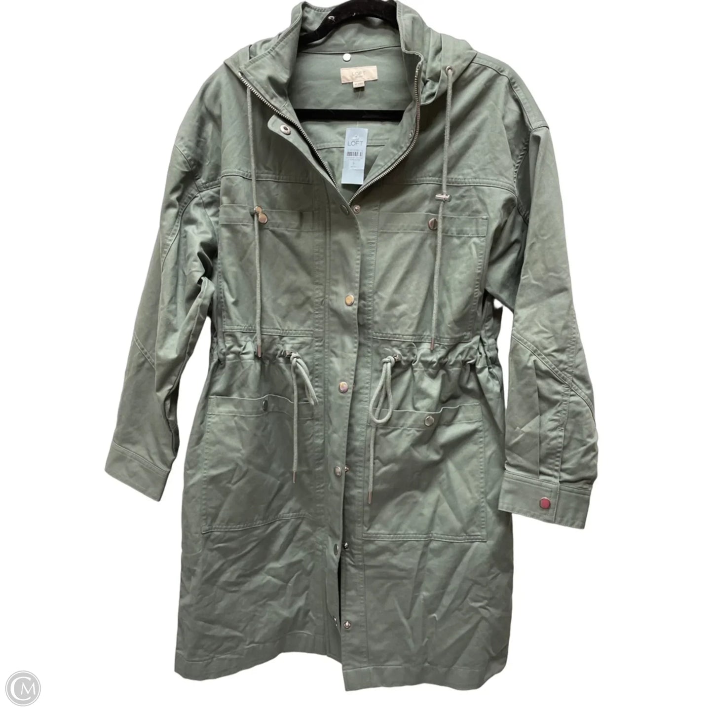 Coat Other By Loft In Green, Size: S