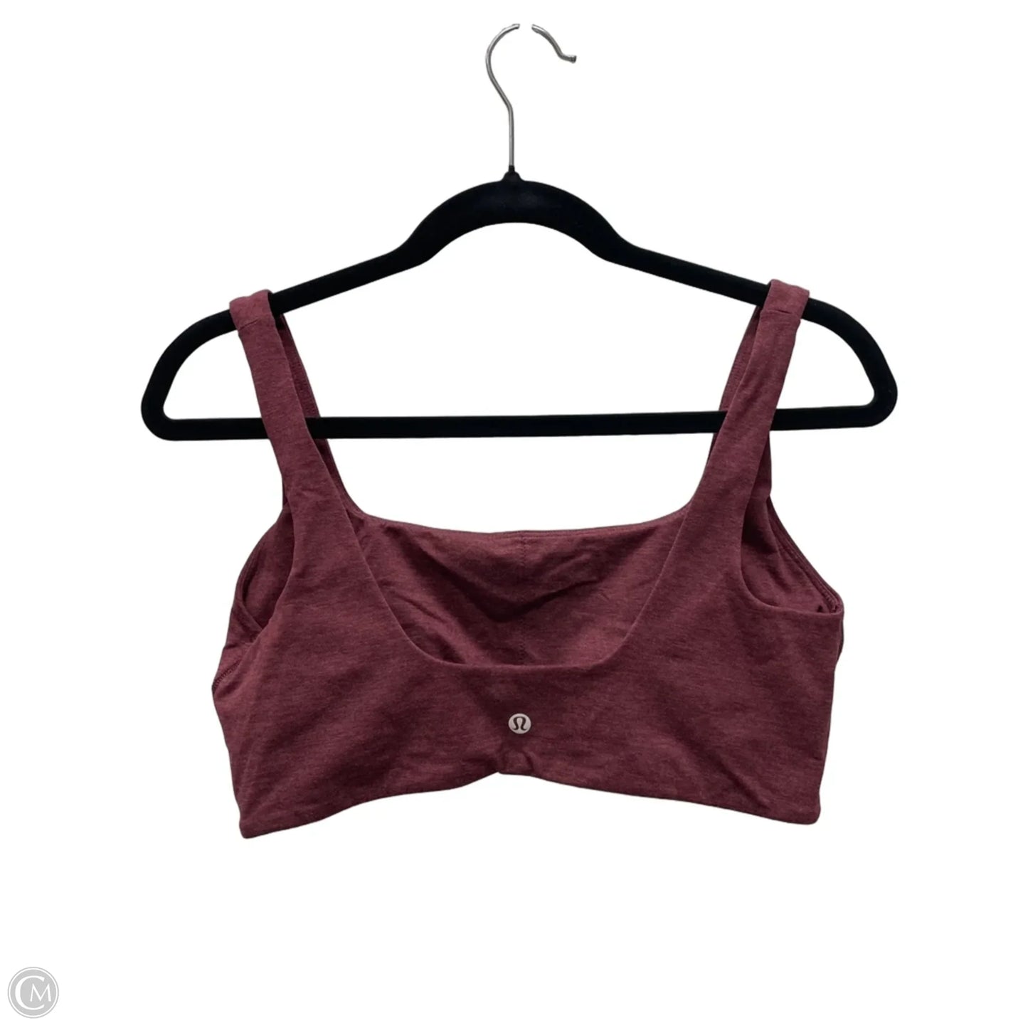 Athletic Bra By Lululemon In Maroon, Size: L