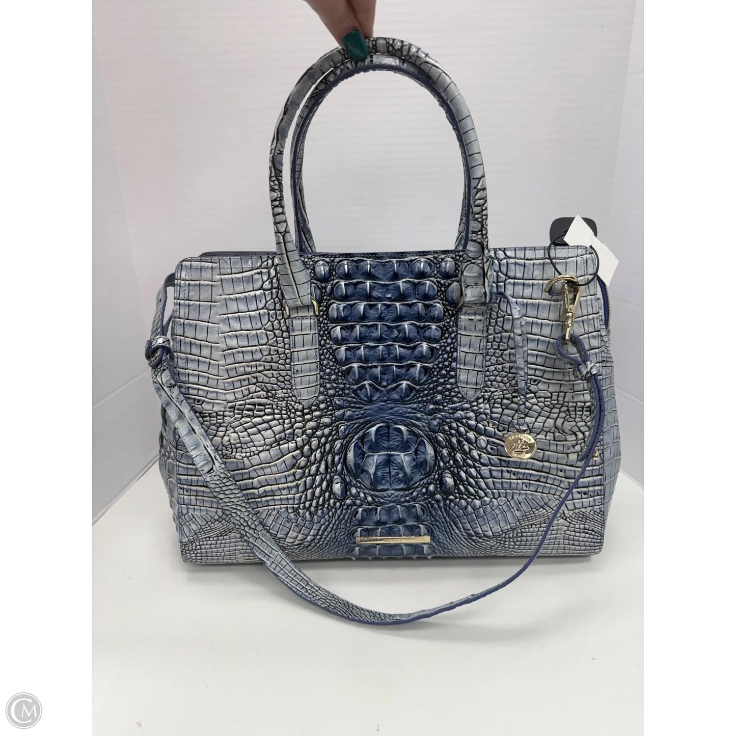 Tote Designer By Brahmin, Size: Large