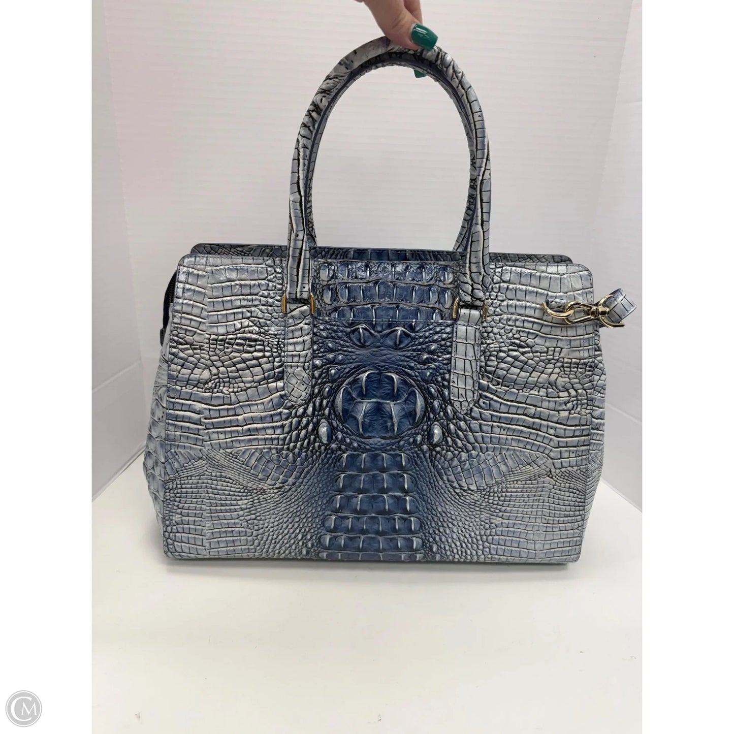 Tote Designer By Brahmin, Size: Large