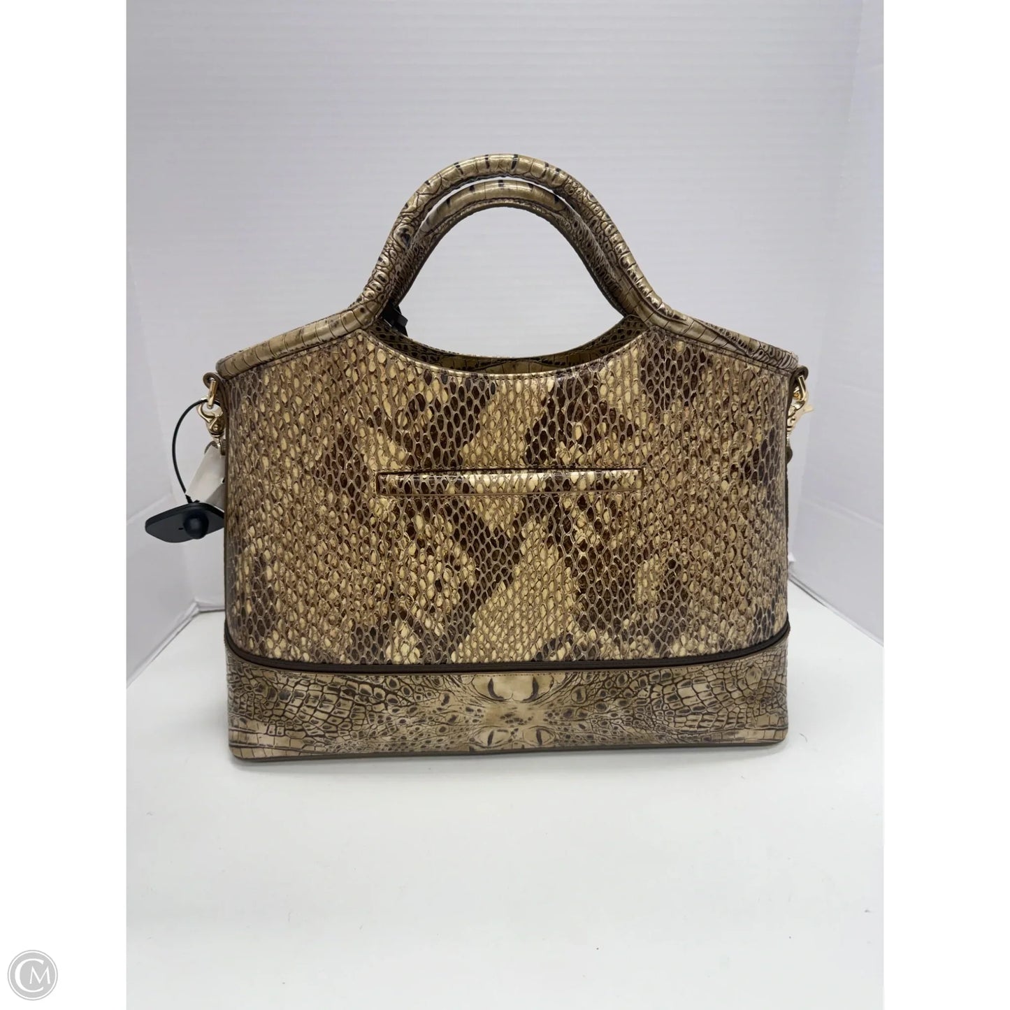 Handbag Designer By Brahmin, Size: Large
